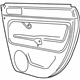 Volkswagen 3B5-867-211-AG-RRK Door Trim Panel Volkswagen 3B5-867-211-AG-RRK Door Trim Panel