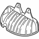 Volkswagen 06A-133-229-N Heat Shield Volkswagen 06A-133-229-N Heat Shield