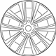 Volkswagen 3G8-601-025-F-FZZ Wheel Volkswagen 3G8-601-025-F-FZZ Wheel
