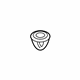 Volkswagen 8T8-945-243 High Mount Lamp Grommet Volkswagen 8T8-945-243 High Mount Lamp Grommet