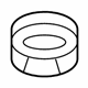 Volkswagen 1J0-035-437 Antenna Nut Volkswagen 1J0-035-437 Antenna Nut