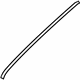Volkswagen 3C0-854-327-B-5AP Reveal Molding Volkswagen 3C0-854-327-B-5AP Reveal Molding