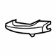Volkswagen 3C0-858-547-9B9 Mirror Inside Cover Volkswagen 3C0-858-547-9B9 Mirror Inside Cover