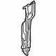 Volkswagen 7D1-809-027-A Rear Pillar Volkswagen 7D1-809-027-A Rear Pillar