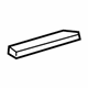 Volkswagen 1J9-853-709-C Drip Rail Cover Volkswagen 1J9-853-709-C Drip Rail Cover