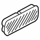 Volkswagen 701-819-144-01C Upper Cover Volkswagen 701-819-144-01C Upper Cover