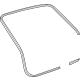 Volkswagen 11A-827-705-C Weatherstrip Volkswagen 11A-827-705-C Weatherstrip