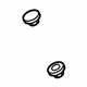 Volkswagen 443-857-847-B-1RS Retractor Assembly Knob Volkswagen 443-857-847-B-1RS Retractor Assembly Knob