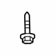 Volkswagen N-019-503-8 Trans Mount Bracket Mount Bolt Volkswagen N-019-503-8 Trans Mount Bracket Mount Bolt