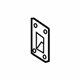 Volkswagen 5Q0-804-473-A End Plate Volkswagen 5Q0-804-473-A End Plate
