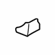 Volkswagen 1C0-810-477 Reinforcement Plate Volkswagen 1C0-810-477 Reinforcement Plate
