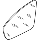 Volkswagen 11K-857-521 Mirror Glass Volkswagen 11K-857-521 Mirror Glass