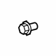 Volkswagen WHT-000-410 Rear Weatherstrip Clip Volkswagen WHT-000-410 Rear Weatherstrip Clip