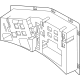 Volkswagen 1T3-971-362-E Bracket Volkswagen 1T3-971-362-E Bracket