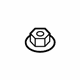Volkswagen N-989-234-03 Center Belt Assembly Nut Volkswagen N-989-234-03 Center Belt Assembly Nut