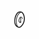 Volkswagen N-011-558-13 Bumper Cover Washer Volkswagen N-011-558-13 Bumper Cover Washer