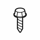 Volkswagen N-907-861-02 Fuse & Relay Box Screw Volkswagen N-907-861-02 Fuse & Relay Box Screw