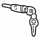 Volkswagen 3B0-905-855-G Ignition Cylinder Volkswagen 3B0-905-855-G Ignition Cylinder