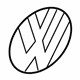 Volkswagen 1K9-853-630-A-ULM Emblem Volkswagen 1K9-853-630-A-ULM Emblem