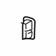 Volkswagen 3G0-886-747-82V Seat Belt Guide Volkswagen 3G0-886-747-82V Seat Belt Guide