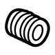 Volkswagen 171-609-583-A Brake Shoes Retainer Spring Volkswagen 171-609-583-A Brake Shoes Retainer Spring