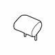 Volkswagen 17A-885-902-B-HFS Headrest, Center Volkswagen 17A-885-902-B-HFS Headrest, Center