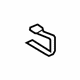 Volkswagen 1T0-860-273-A Rear Body Trim Strap Volkswagen 1T0-860-273-A Rear Body Trim Strap