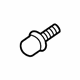 Volkswagen WHT-000-355 Radiator Support Ball Stud Volkswagen WHT-000-355 Radiator Support Ball Stud