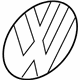 Volkswagen 1K5-853-630-ULM Emblem Volkswagen 1K5-853-630-ULM Emblem