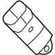 Volkswagen 7B0-857-743-A-DE5 Latch Volkswagen 7B0-857-743-A-DE5 Latch