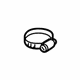 Volkswagen N-106-198-01 Hose Clamp Volkswagen N-106-198-01 Hose Clamp