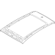 Volkswagen 11K-817-101-A Roof Panel Volkswagen 11K-817-101-A Roof Panel