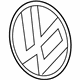 Volkswagen 5G0-853-601-2ZZ Emblem Volkswagen 5G0-853-601-2ZZ Emblem