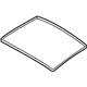 Volkswagen 5C5-877-439-A Frame Assembly Gasket Volkswagen 5C5-877-439-A Frame Assembly Gasket