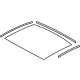Volkswagen 17A-877-056-B Glass Panel