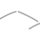 Volkswagen 17A-898-066 Sunroof Glass Gasket Set Volkswagen 17A-898-066 Sunroof Glass Gasket Set