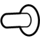 Volkswagen 191-853-586-C Rear Molding Retainer Volkswagen 191-853-586-C Rear Molding Retainer