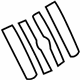 Volkswagen 5C5-853-151-K-RN1 Stripe Tape Volkswagen 5C5-853-151-K-RN1 Stripe Tape