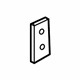 Volkswagen 3B0-809-237-B Striker Backing Plate Volkswagen 3B0-809-237-B Striker Backing Plate