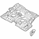 Volkswagen 7P0-802-011-A Center Floor Pan Volkswagen 7P0-802-011-A Center Floor Pan