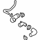 Volkswagen 1J0-122-101-BF Upper Hose Volkswagen 1J0-122-101-BF Upper Hose
