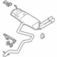 Volkswagen 5C3-253-181-K Muffler Volkswagen 5C3-253-181-K Muffler