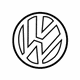 Volkswagen 5C5-853-600-A Emblem Volkswagen 5C5-853-600-A Emblem