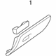 Volkswagen 7P1-857-122-C-4A1 Glove Box Door Volkswagen 7P1-857-122-C-4A1 Glove Box Door