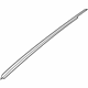 Volkswagen 3G8-854-327-5AP Windshield Molding Volkswagen 3G8-854-327-5AP Windshield Molding