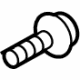 Volkswagen WHT-007-978 Upper Hinge Mount Bolt Volkswagen WHT-007-978 Upper Hinge Mount Bolt