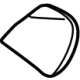 Volkswagen 11K-837-879-A-GRU Handle, Outside Cap