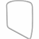 Volkswagen 5K4-867-911-C-9B9 Surround Weatherstrip Volkswagen 5K4-867-911-C-9B9 Surround Weatherstrip