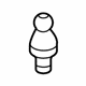 Volkswagen WHT-003-477 Retainer Ball Stud Volkswagen WHT-003-477 Retainer Ball Stud