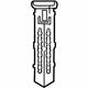 Volkswagen 7B0-881-920-A-DE5 Headrest Guide Volkswagen 7B0-881-920-A-DE5 Headrest Guide